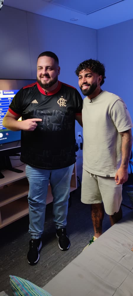 Bastidores da gravação do Gabigol.