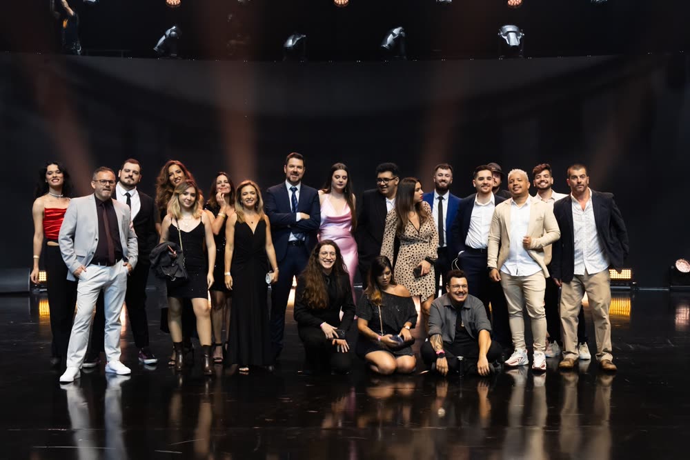 A equipe na noite do Prêmio eSports Brasil.