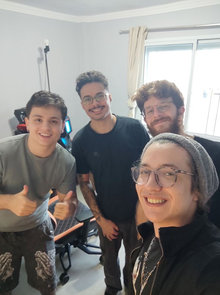 Gravação com o Paulinho o Loko para a peça de lançamento do PEB 26.