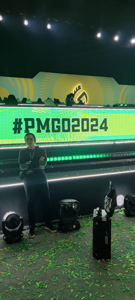 Na final do PUBG Mobile Global Open, no Brasil.